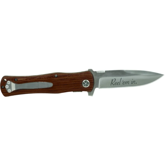 4 1/2" Wood Handle Knife 1