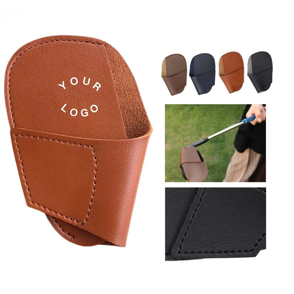 PU Leather Golf Club Protector for Travel and Storage 1