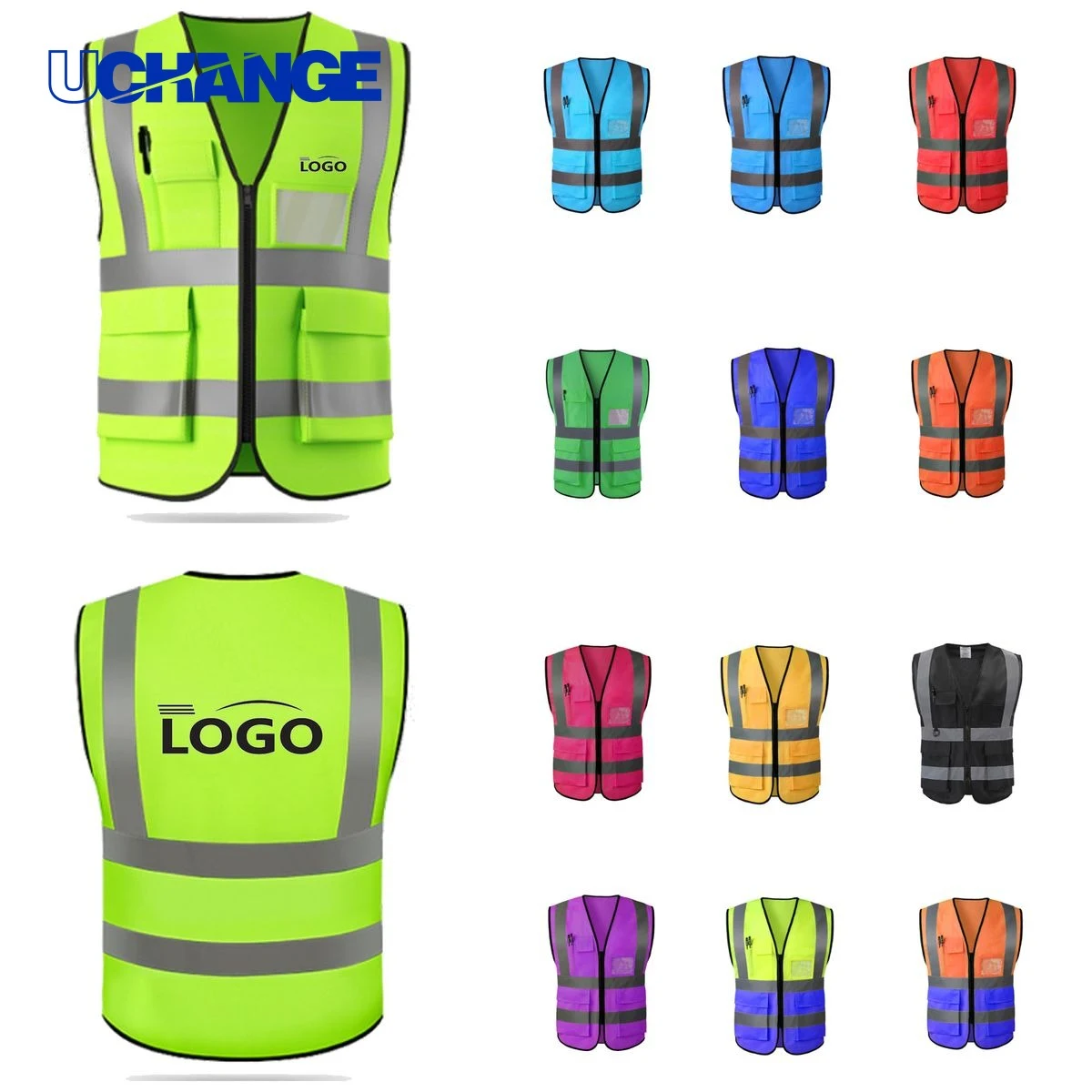 Reflective Safety Workwear Vest 1