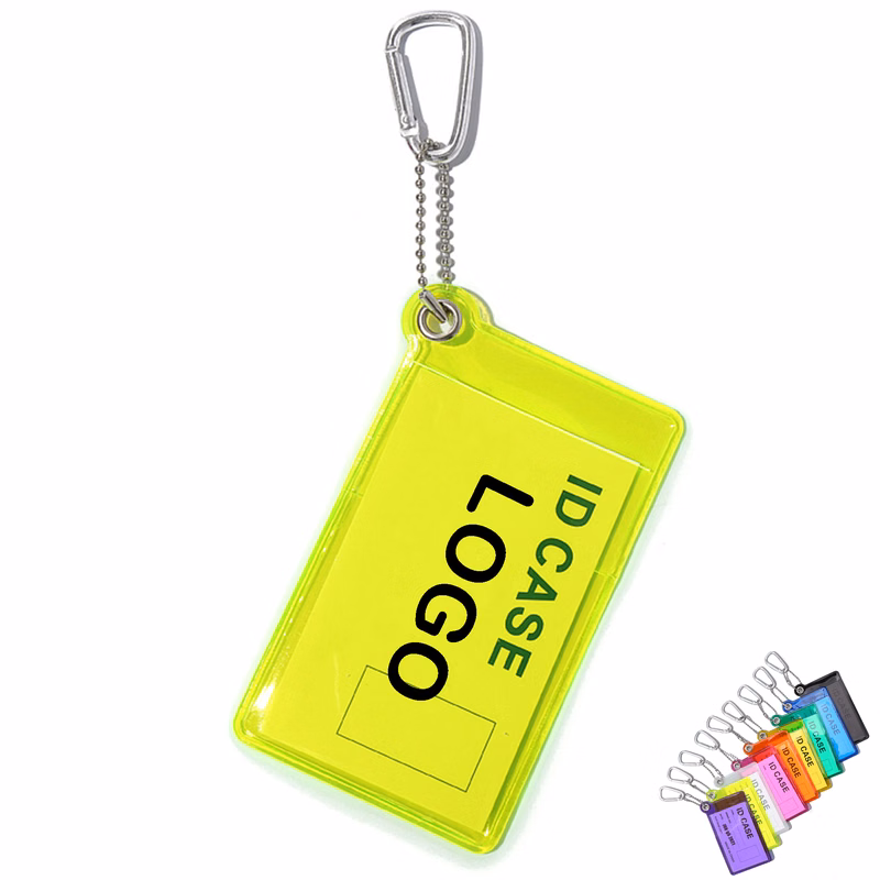 Mini ID Card Sleeve with Carabiner