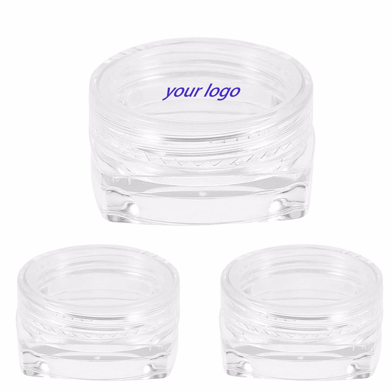 Round Plastic Nail Art Storage Box