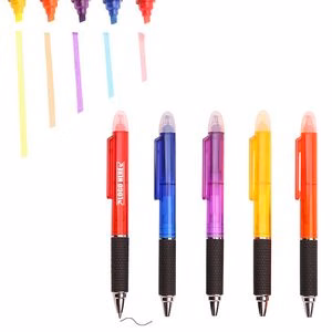 Translucent Ballpoint Pen With Highlighter