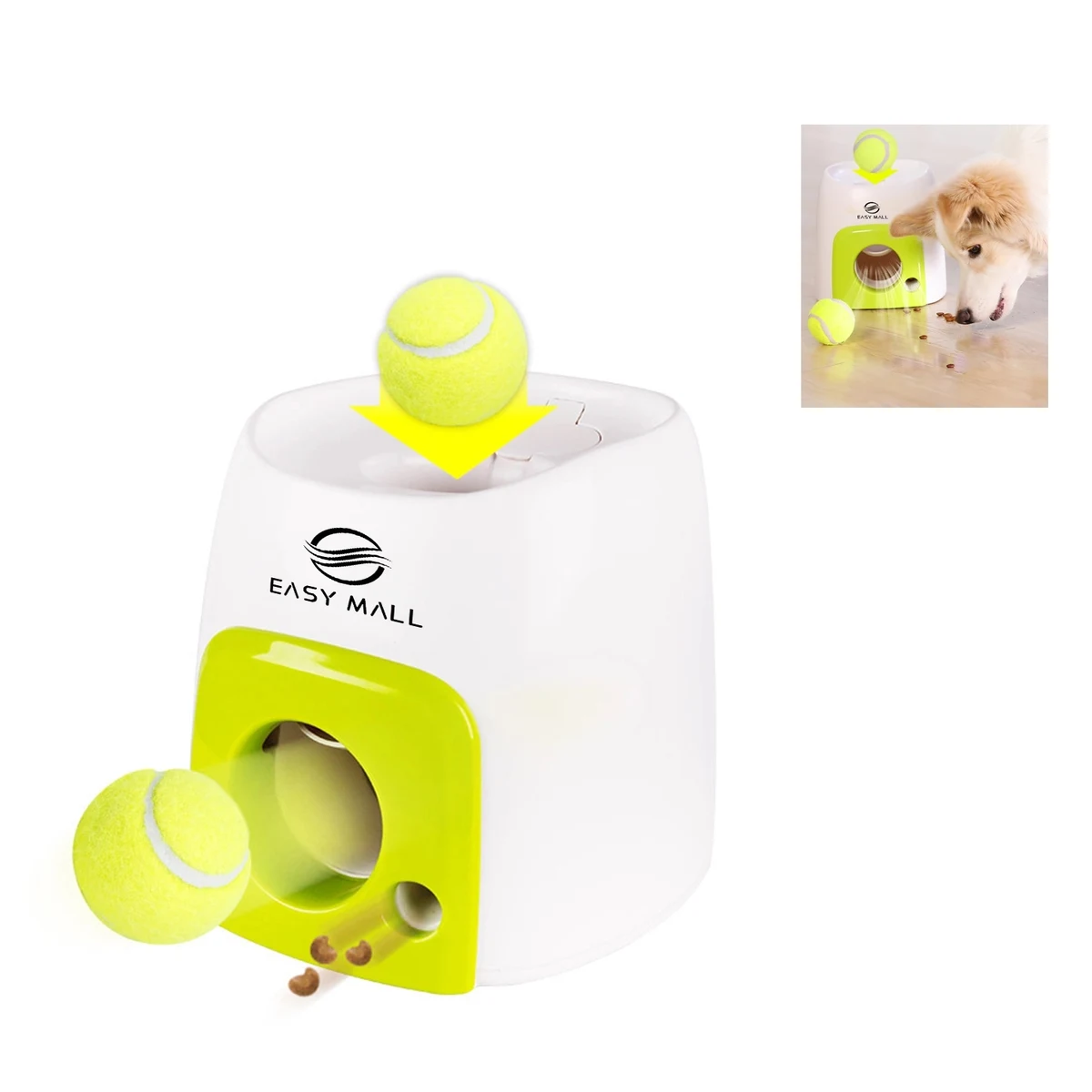 Pet Dog Ball Launcher Tennis Food Reward Machine Toy 1