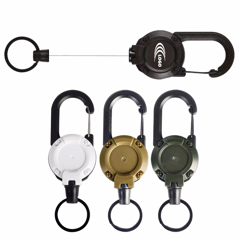 Retractable Carabiner Keychain
