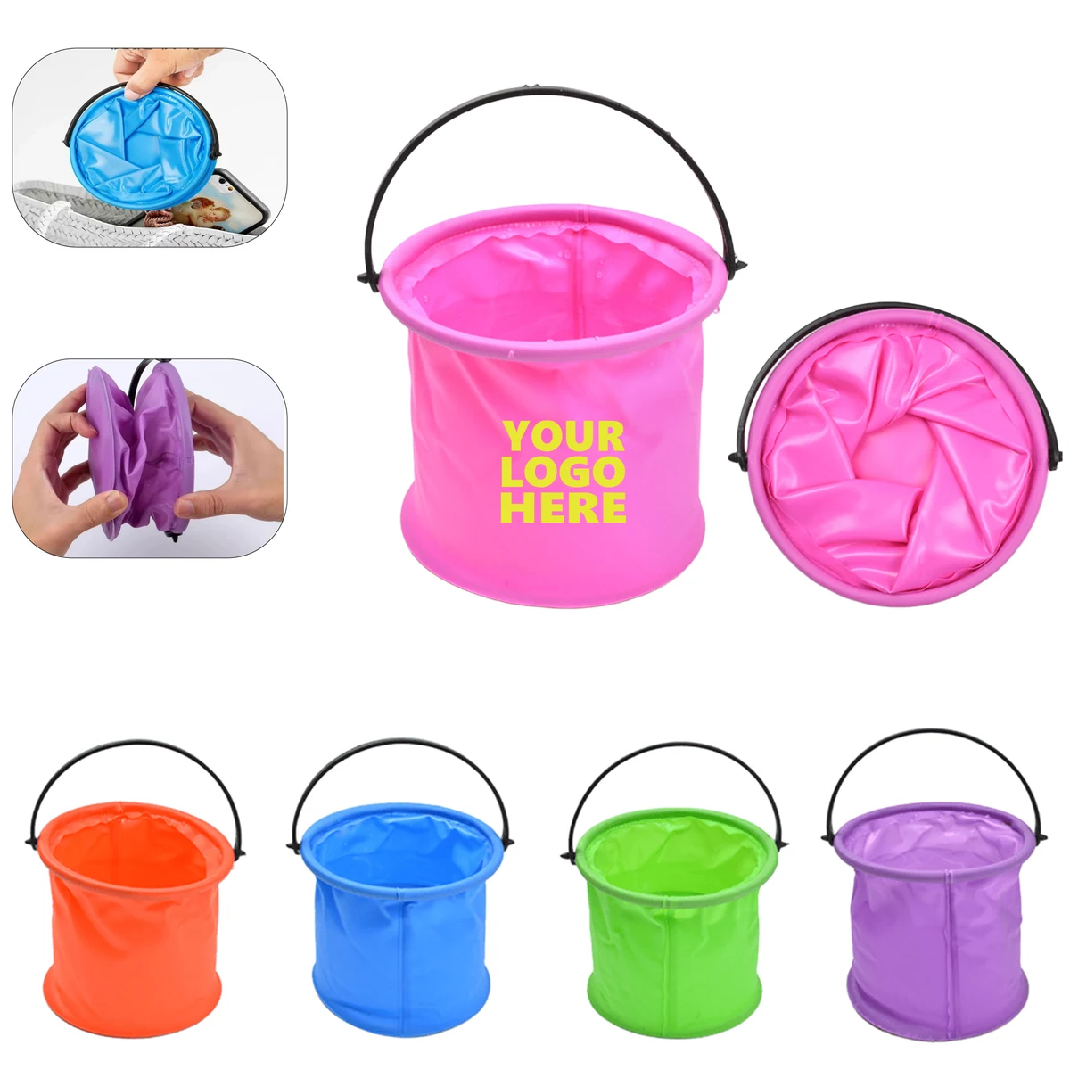 Portable Foldable Bucket for Outdoor and Household 1