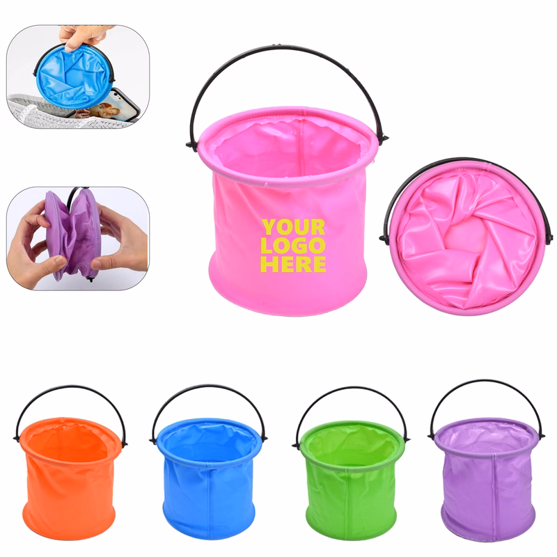 Portable Foldable Bucket for Outdoor and Household