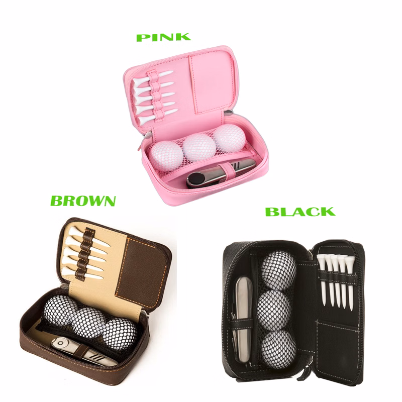 Leather Carry Golf Club Mini Bag