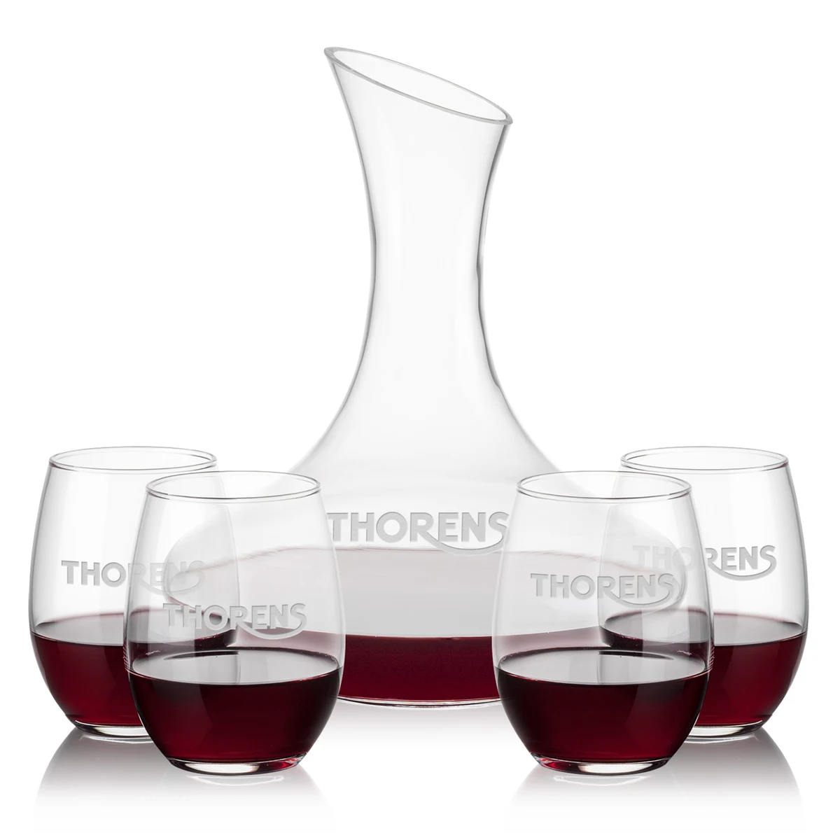 Hampton Carafe & Stanford Stemless Wine 1
