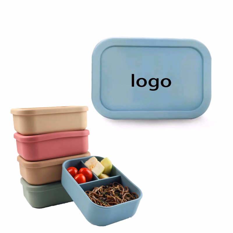 Silicone Bento Lunch Box MOQ 50