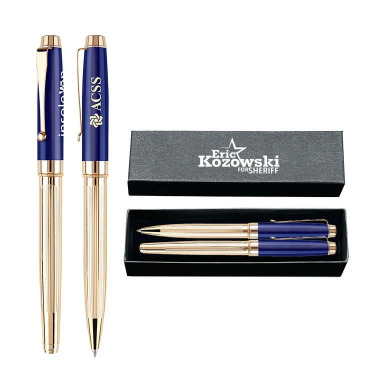 Windsor Double Metal Pen Set (E325/E326/PK16) 1