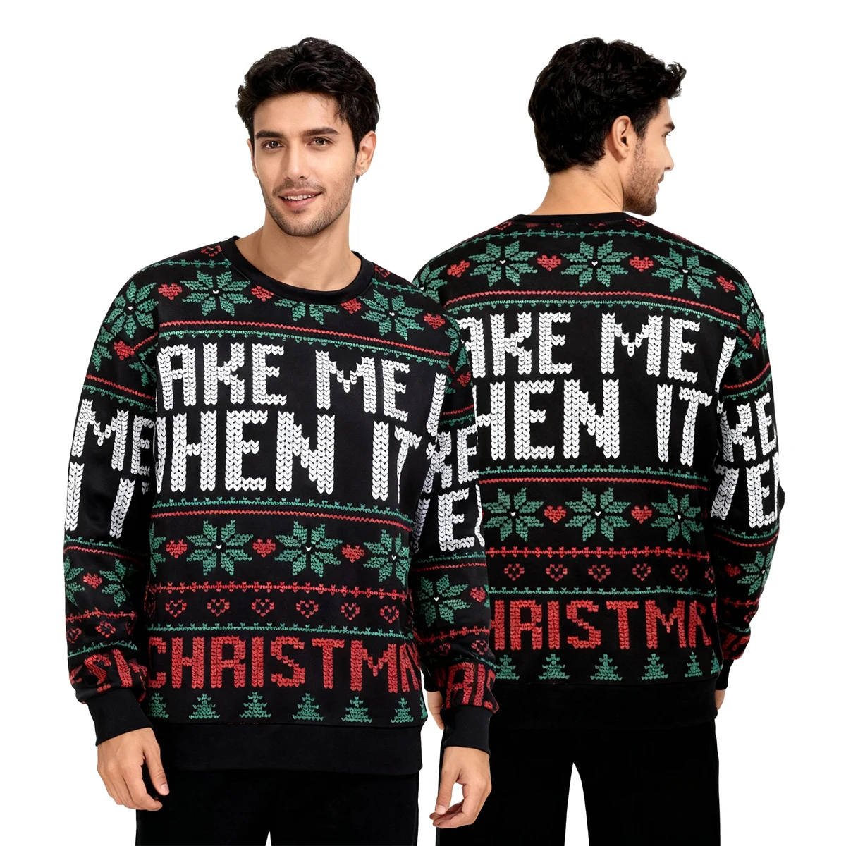 8oz Unisex Full Color Digital Print Crewneck Sweatshirt 1