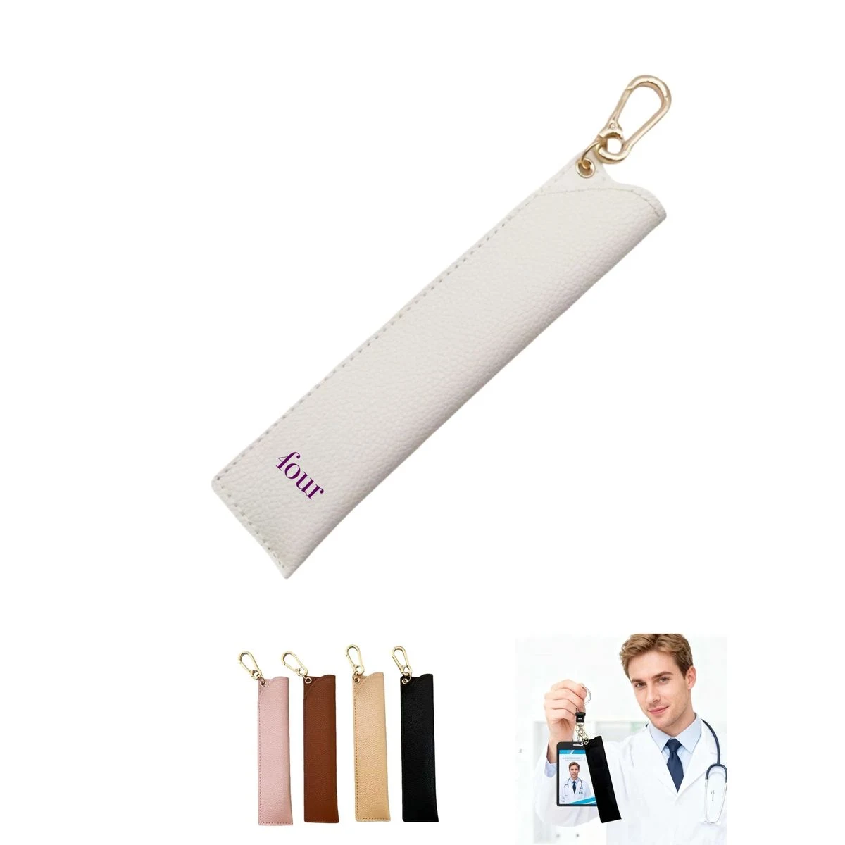 Pen Holder with Keychain Clips 1