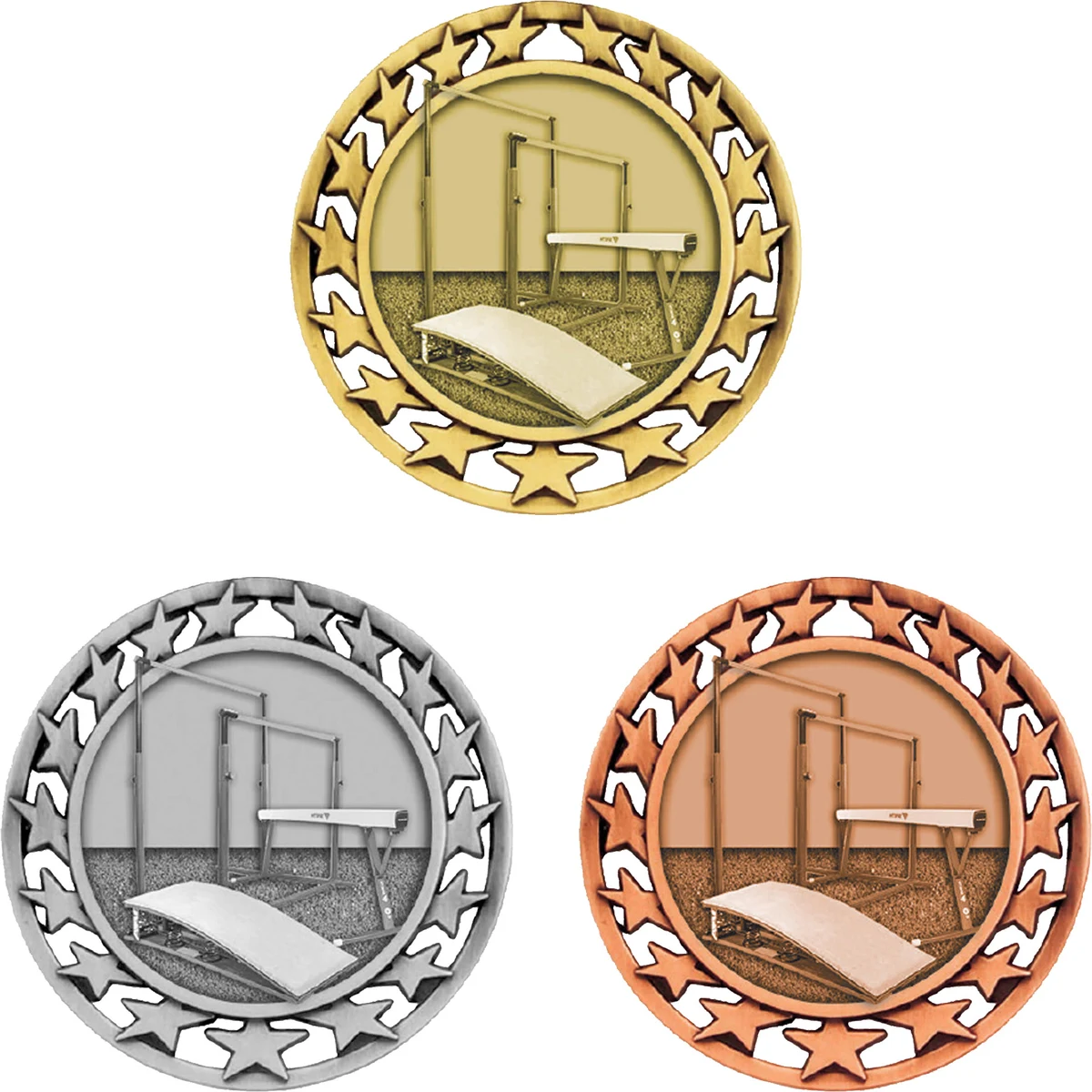 Stock Star Sports Medals: Gymnastics 1