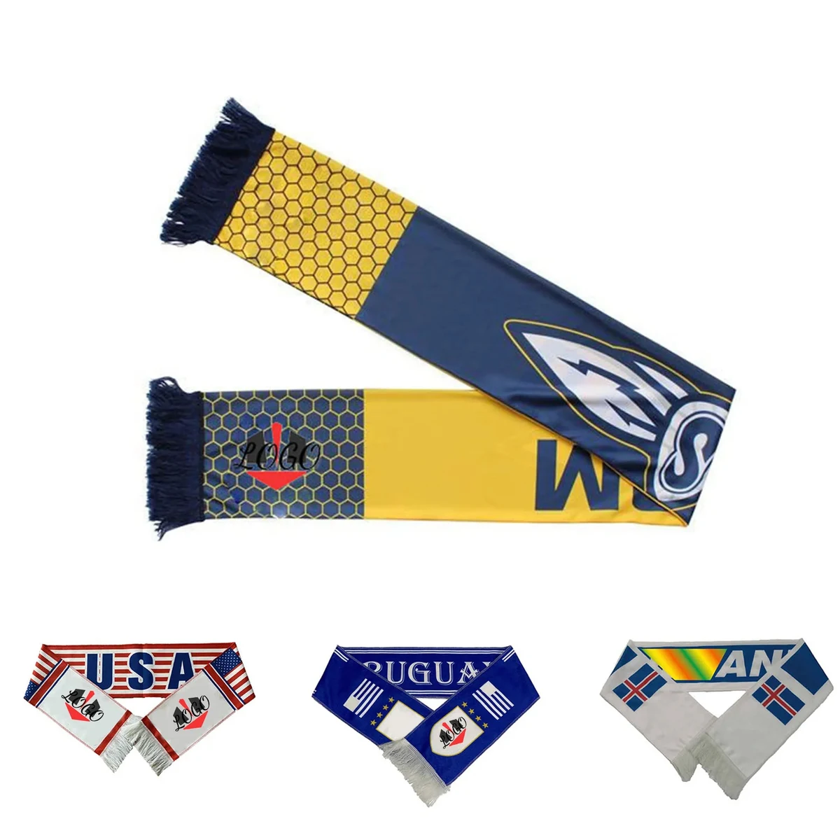 Full Color Stadium Soccer Scarf 1