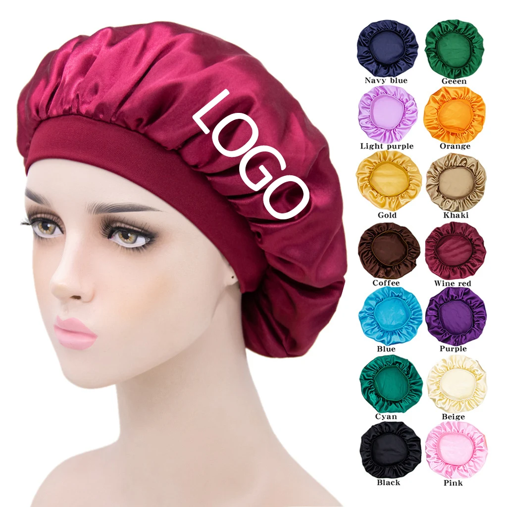 Nightcap for Women Silk Satin Bonnet Hair Beauty 1