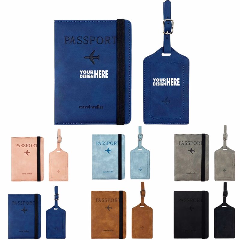 Passport Holder And Luggage Tag Set