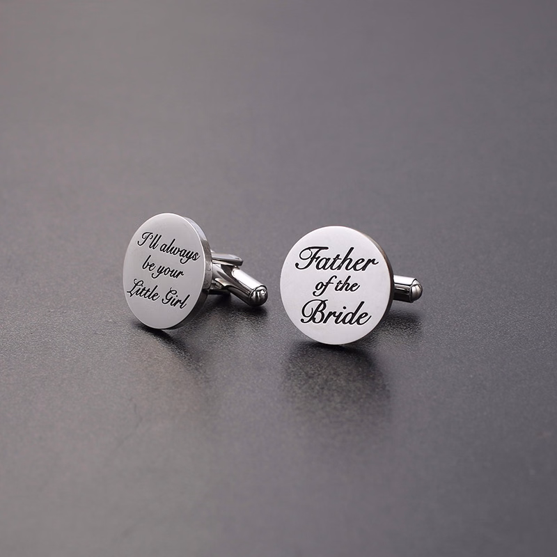 Sandblasted Polished Cufflinks