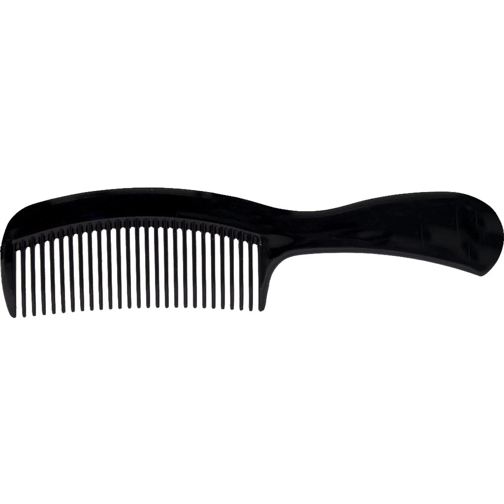 Combs with Handle - Black 6.5" 1