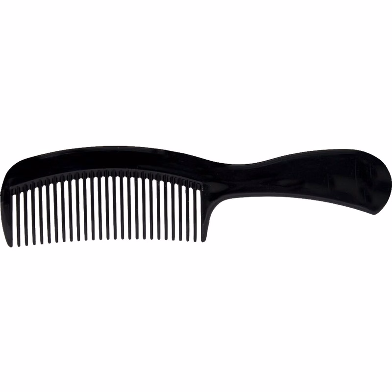 Combs with Handle - Black 6.5"