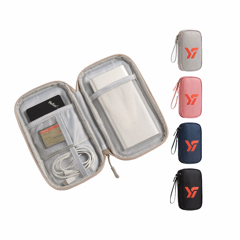 Compact Travel Tech Organizer Case