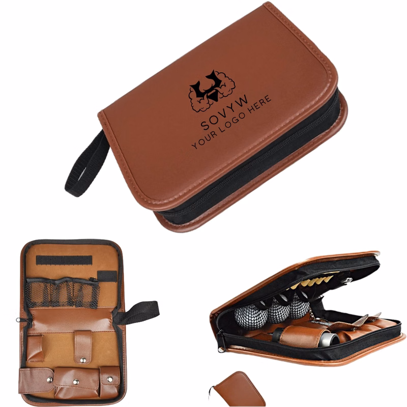 Golf Accessories Set Pu Bag