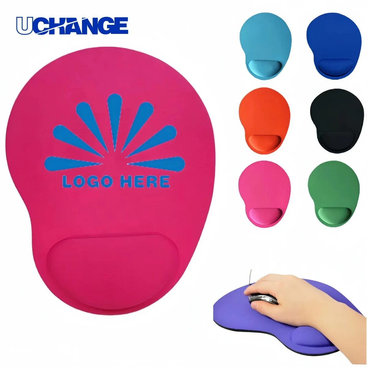 Mouse Pad Mat with Wrist Protection 1