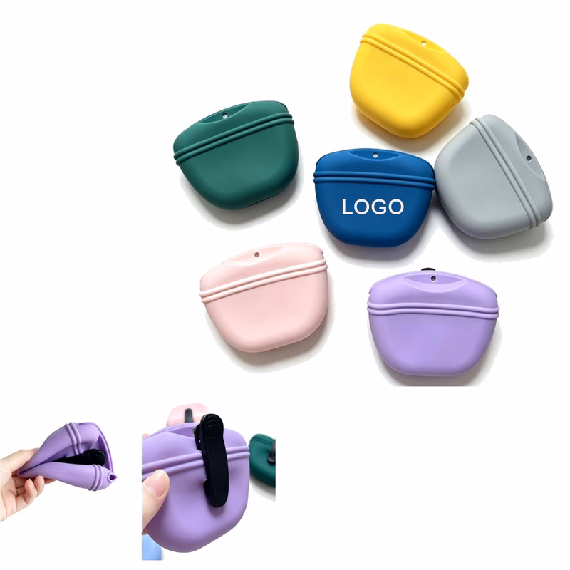 Portable Outdoor Pet Silicone Hip Pouch