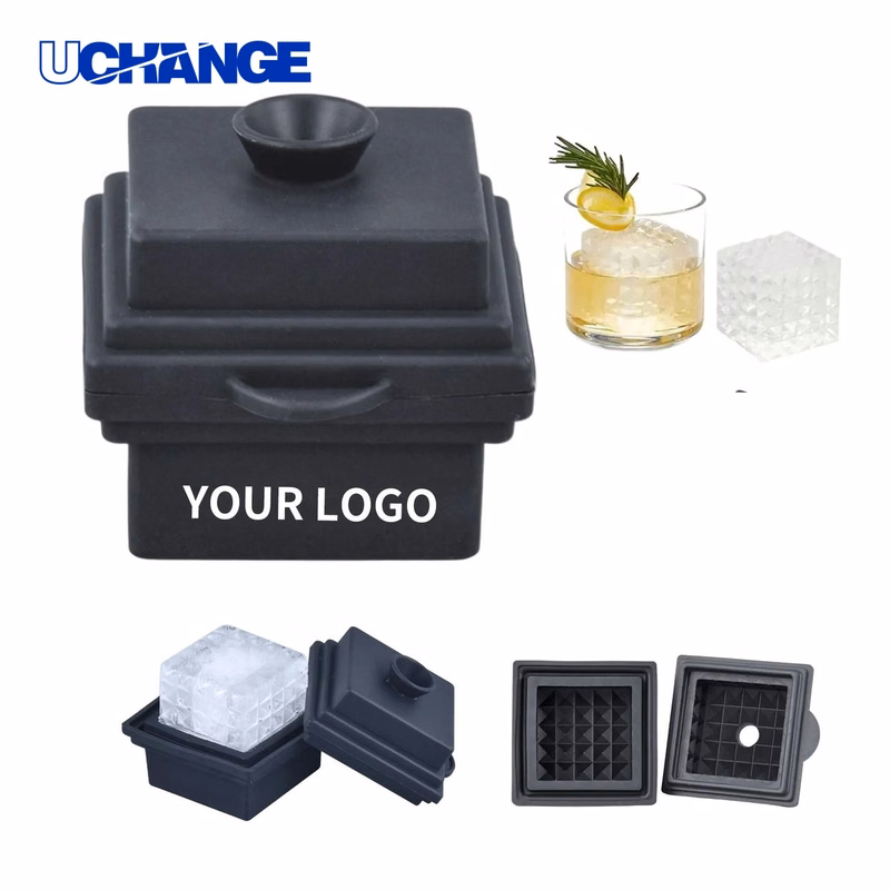 Flexible Silicone Ice Mold Tool with Funnel