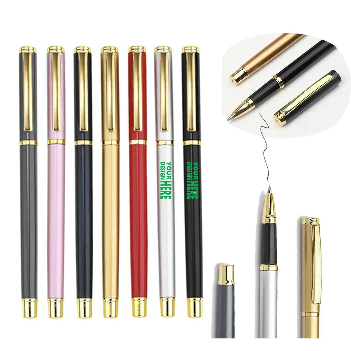 Business Neutral Metalized Signature Pen 1