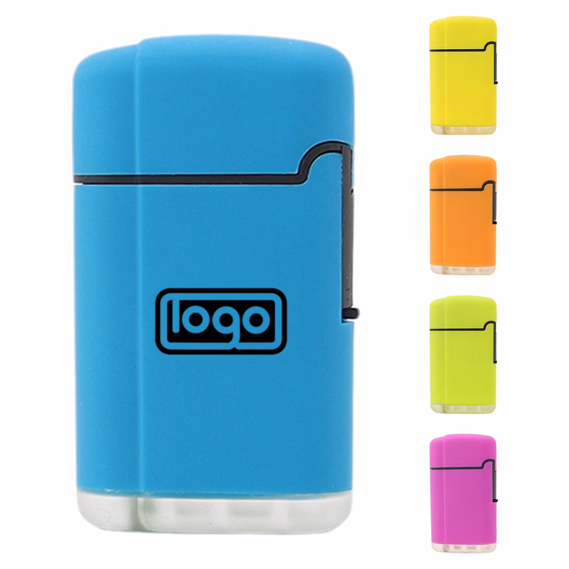 Plastic Windproof Blue Flame Lighter