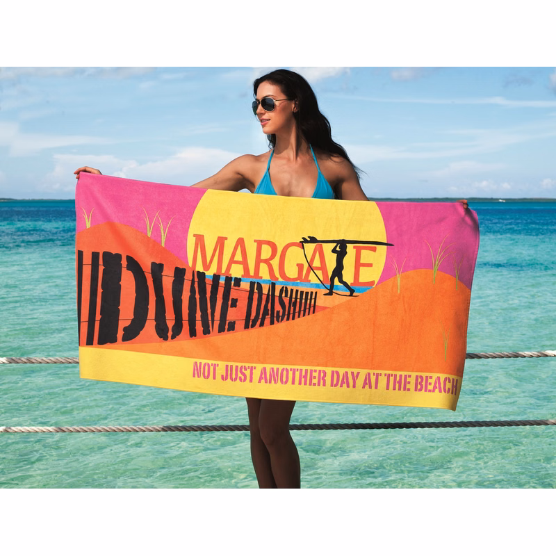 35" X 60" Custom Fiber Reactive Beach Towel