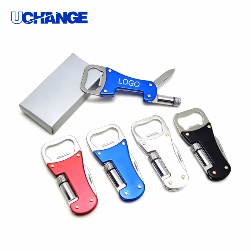4-in-1 Multi-Function Bottle Opener for Home Bars & Outdoor Use