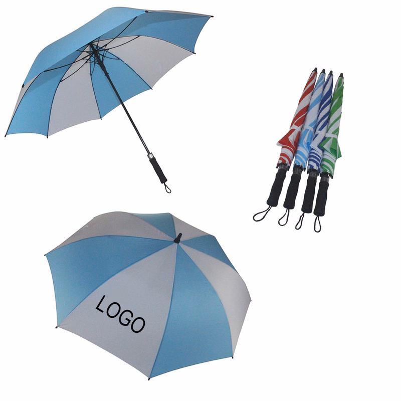 Promotional 8 panels 60inch straight umbrella automatic open