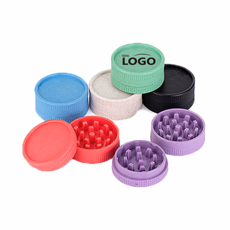 Two-Layer Plastic Eco-Degradable Manual Tobacco Grinde