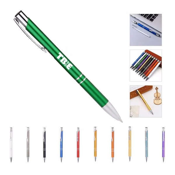 Custom Metal Soft Touch Ballpoint Pen — Premium Writing Instrument for Executives