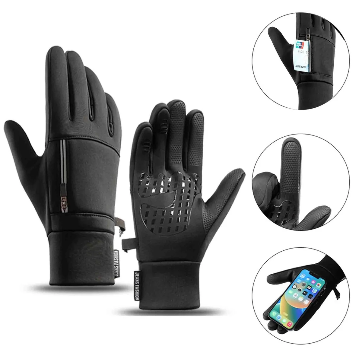 Waterproof Touch Screen Gloves Warm Windproof Thermal 1