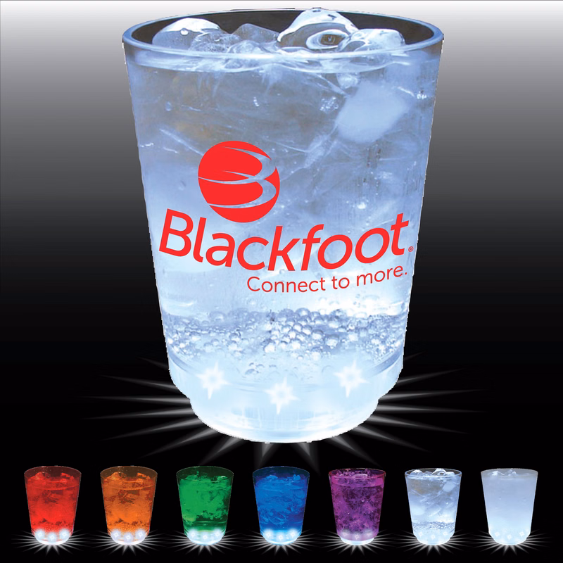 12oz 5-Light Plastic Rocks Cup