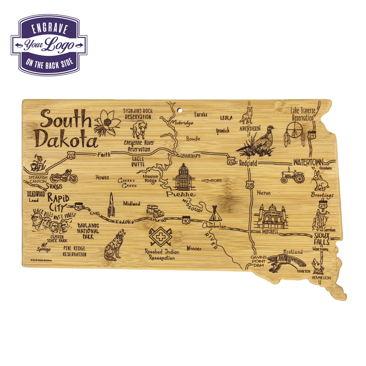 Destination South Dakota Cutting & Serving Board 1