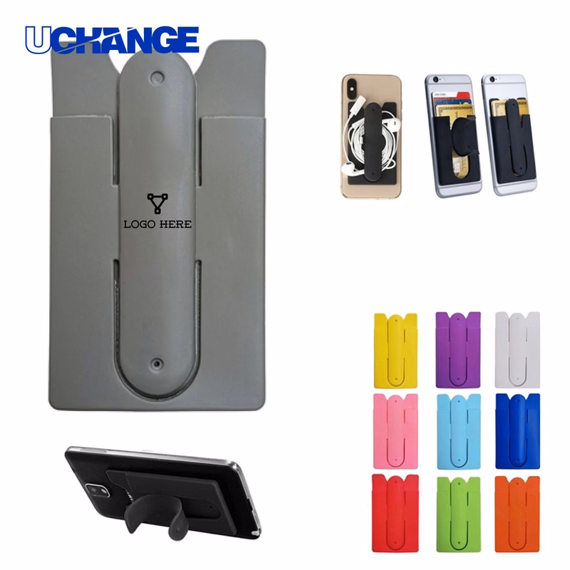 Silicone Card Holder With Foldable Stand
