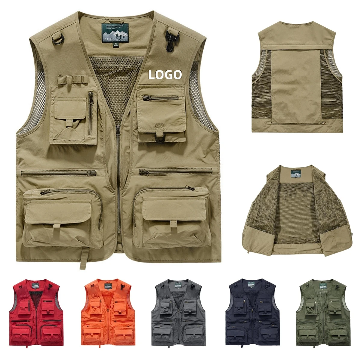 Outdoor Multi Pockets Cargo Vest 1