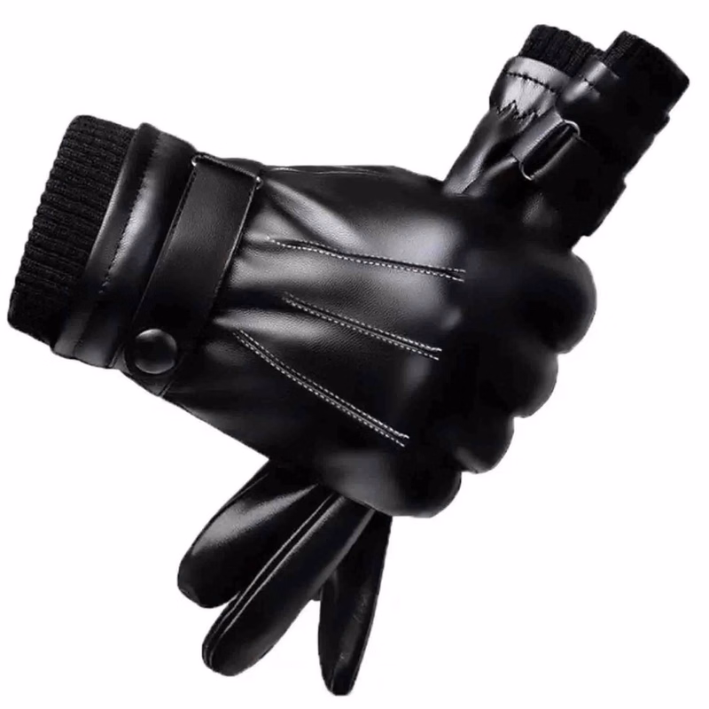 Leather Touch Screen Gloves