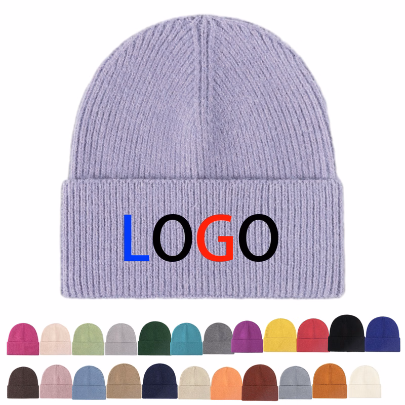 Colorful Knitted Customizable Woolen Hat