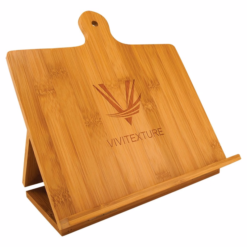 10 1/4" x 10 1/2" Bamboo Standing Chef's Easel