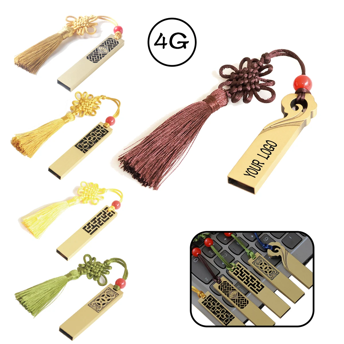 MOQ 20 PCS Chinoiserie Thumb Drive 1