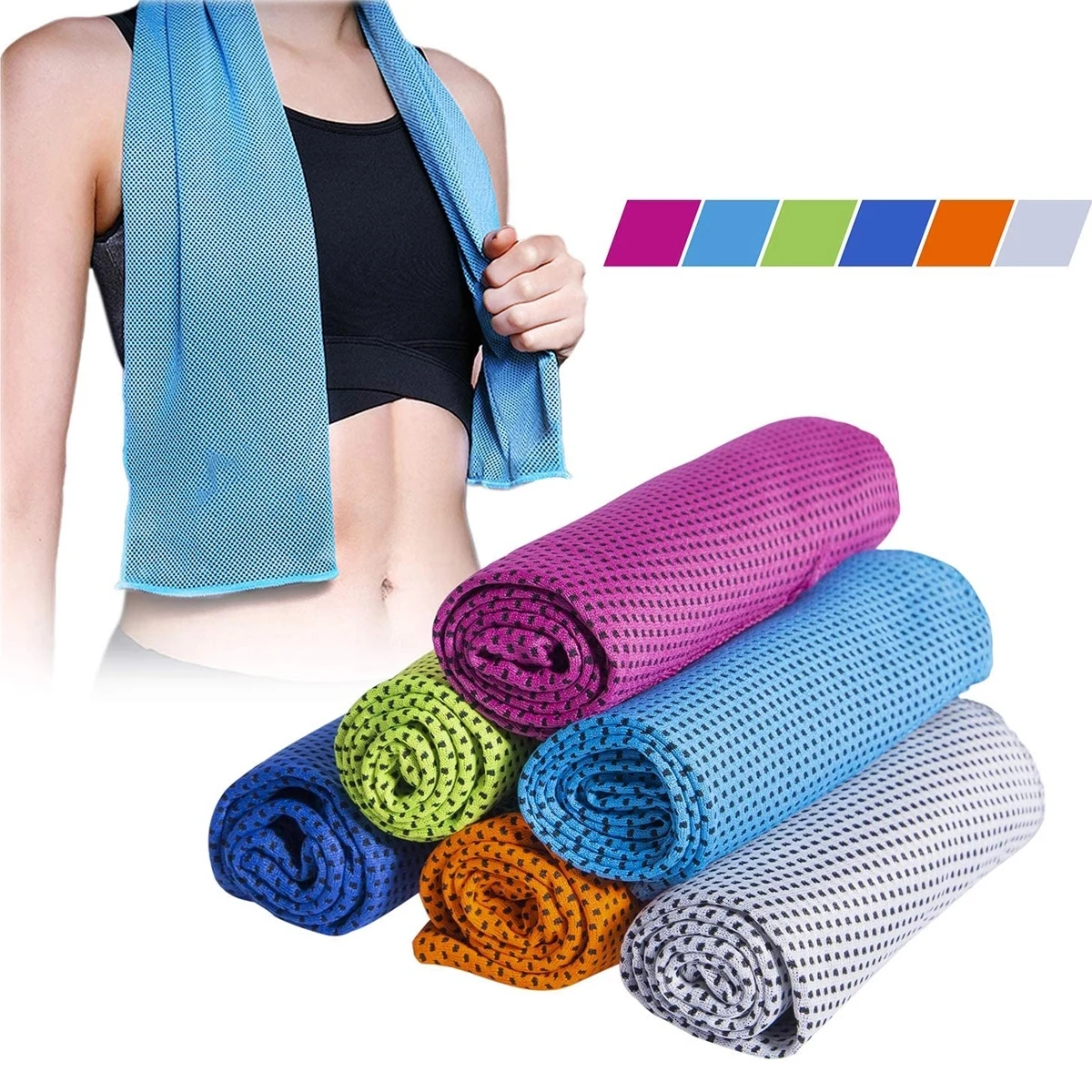 Custom Mesh Cooling Towel 1