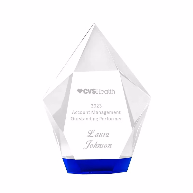 Chiseled Peak Crystal Award