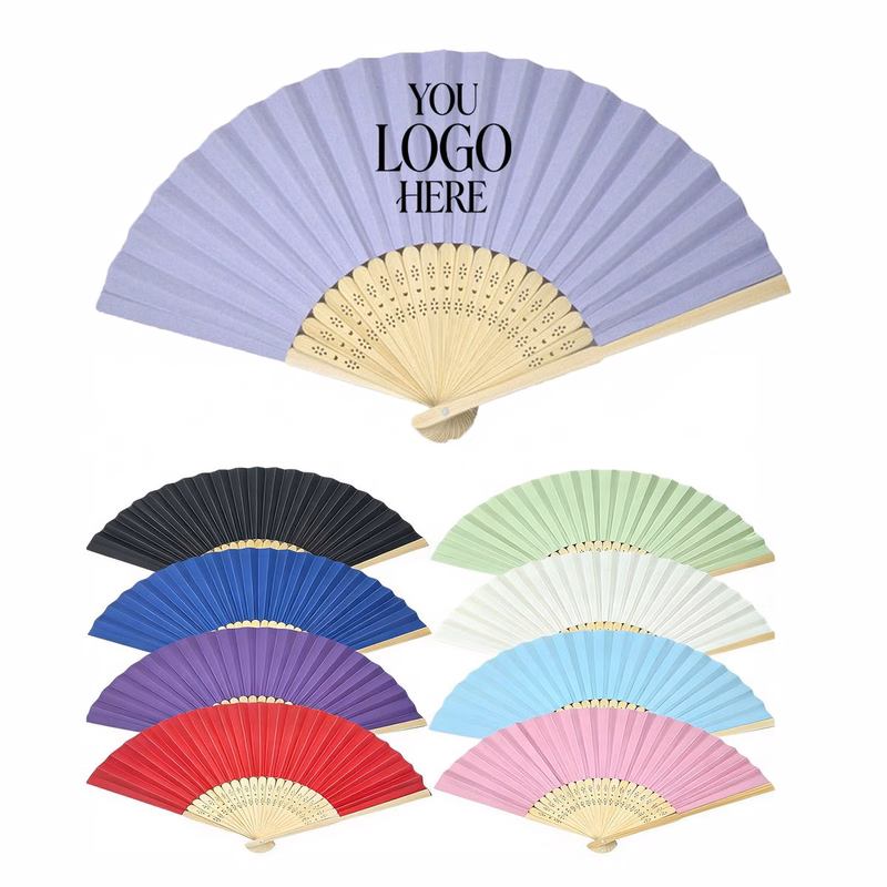 Foldable Bamboo Handheld Fan