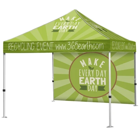 10'x10' Event Tent and Full Back Wall - 2 Sided 1