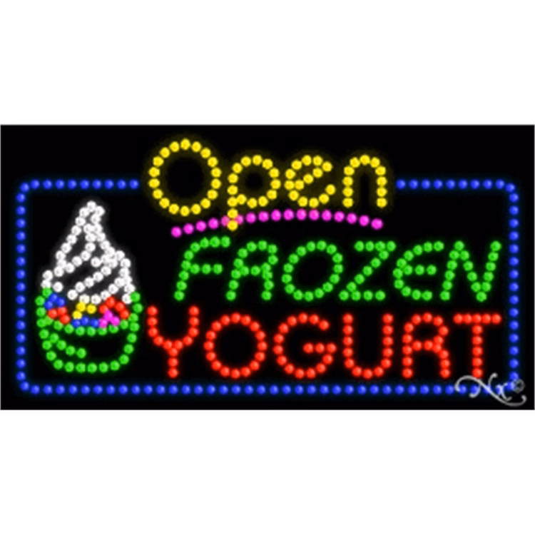 LED Sign w/ Open Flasher & Animation