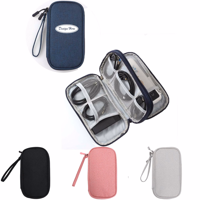 Waterproof Double-Layer Electronic Organizer for Travel Accessories
